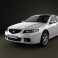 Honda Accord sedan 2003 3d model
