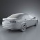 Honda Accord sedan 2003 3d model