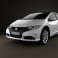 Honda Civic EU 2012 3d model