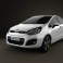 Kia Rio 5-door 2012 3d model