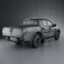 Mitsubishi L200 Triton Double Cab 2011 3d model