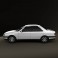 Peugeot 405 sedan 1987 3d model