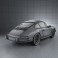 Porsche 911 Carrera Coupe 1987 3d model
