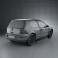 Volkswagen Golf IV 3-door 1997 3d model