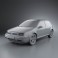 Volkswagen Golf IV 3-door 1997 3d model