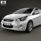 Hyundai Accent (i25) Hatchback 2012 3d model