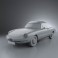Alfa Romeo 1600 Spider Duetto 1966 3d model