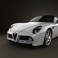 Alfa Romeo 8c Spider 2011 3d model