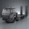 DAF LF Car Transporter 2011 3d model