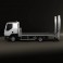 DAF LF Car Transporter 2011 3d model