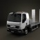 DAF LF Car Transporter 2011 3d model
