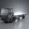 DAF LF Chassis Truck 2011 3d model