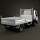 DAF LF Dropside Tipper 2011 3d model