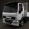 DAF LF Dropside Tipper 2011 3d model
