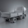 DAF LF Dropside Tipper 2011 3d model