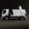 DAF LF Skip Loader 2011 3d model