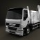 DAF LF Skip Loader 2011 3d model