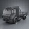 DAF LF Tipper 2011 3d model
