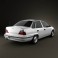 Daewoo LeMans (Nexia, Cielo, Racer) Sedan 1996 3d model
