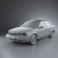 Daewoo LeMans (Nexia, Cielo, Racer) Sedan 1996 3d model