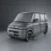 Daihatsu Tanto 2003 3d model