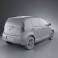 Daihatsu Sirion 2011 3d model
