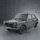 Fiat 127 1975 3d model