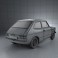 Fiat 127 1975 3d model