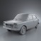 Fiat 127 1975 3d model