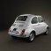Fiat 500 1970 3d model