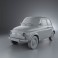Fiat 500 1970 3d model