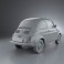 Fiat 500 1970 3d model