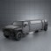 Hummer H3 Limousine 2010 3d model