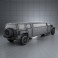 Hummer H3 Limousine 2010 3d model