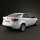 Kia Forte (Cerato, Naza) Sedan 2011 3d model