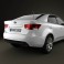 Kia Forte (Cerato, Naza) Sedan 2011 3d model