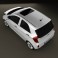 Kia Picanto (Morning) 5-door 2012 3d model