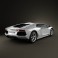 Lamborghini Aventador 2012 3d model