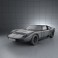 Lamborghini Miura P400SV 1971 3d model