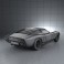 Lamborghini Miura P400SV 1971 3d model