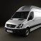 Mercedes-Benz Sprinter PanelVan Extralong 2011 3d model