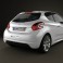 Peugeot 208 3-door 2013 3d model