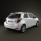 Toyota Yaris 3-door 2012 3d model