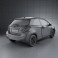 Toyota Yaris 3-door 2012 3d model