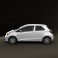 Toyota Yaris 3-door 2012 3d model