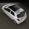 Toyota Yaris 3-door 2012 3d model