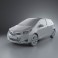 Toyota Yaris 3-door 2012 3d model