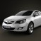 Vauxhall Astra Hatchback 5-door 2011 3d model