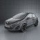 Vauxhall Corsa 3-door 2011 3d model