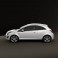 Vauxhall Corsa 3-door 2011 3d model